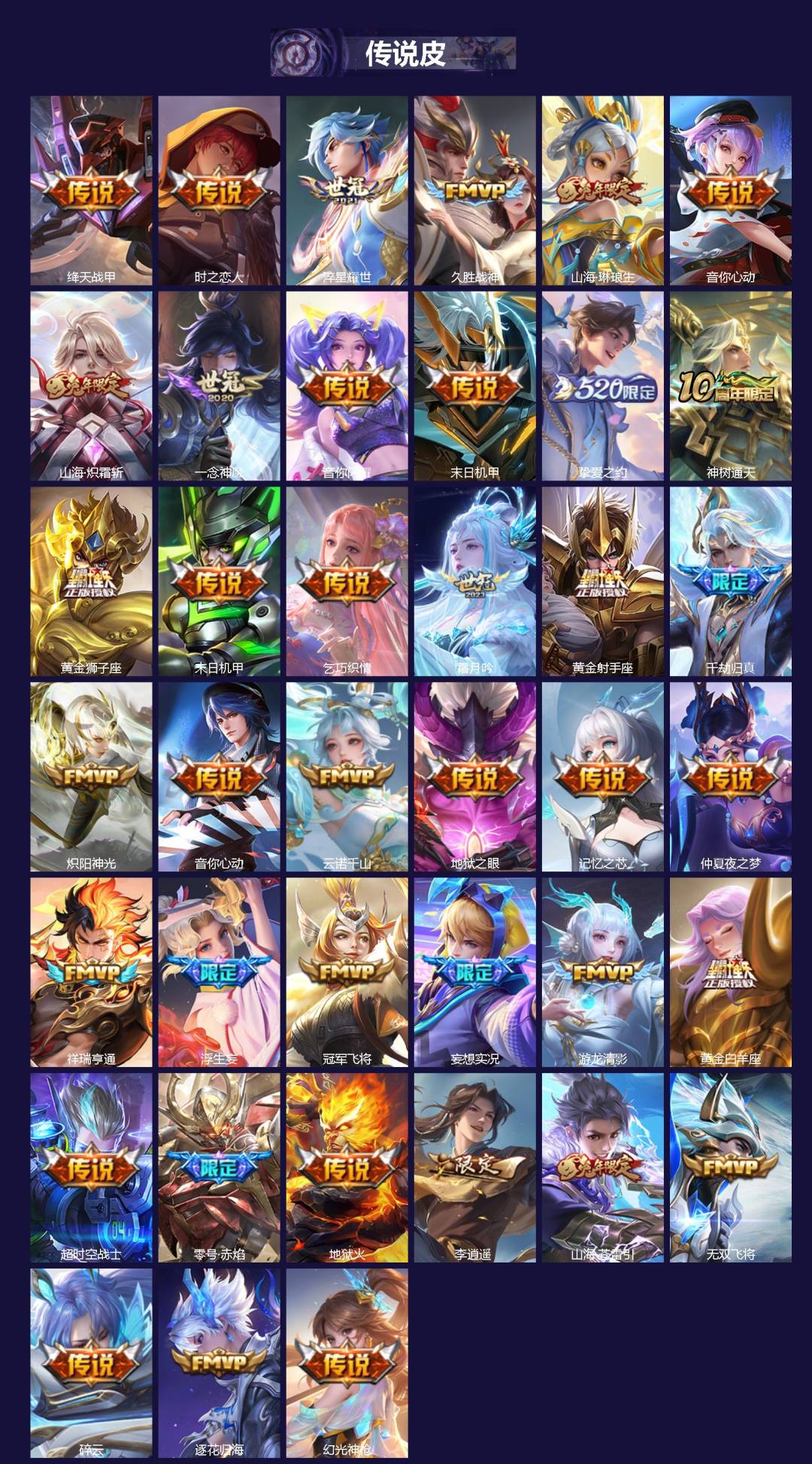 WZQM483455王者荣耀账号详情图3