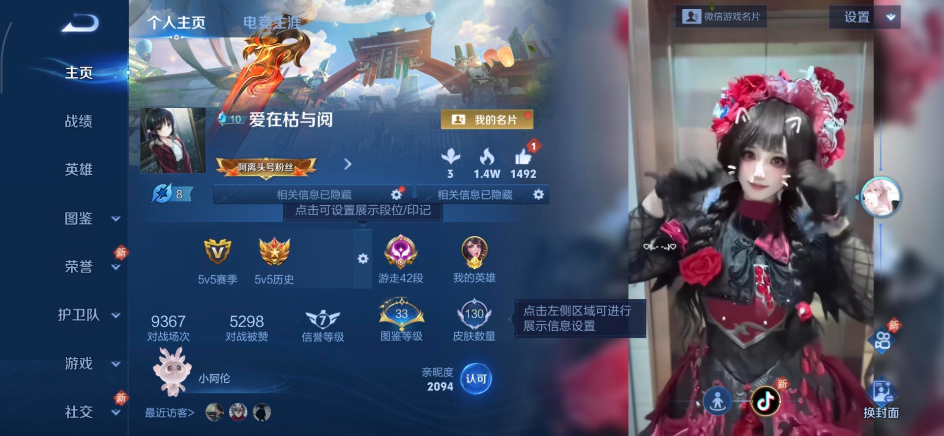 WZQM485198王者荣耀账号详情图7