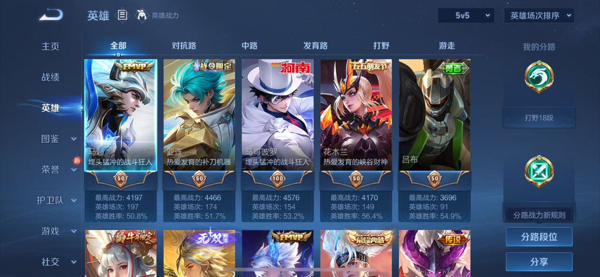 WZQM486222王者荣耀账号详情图5