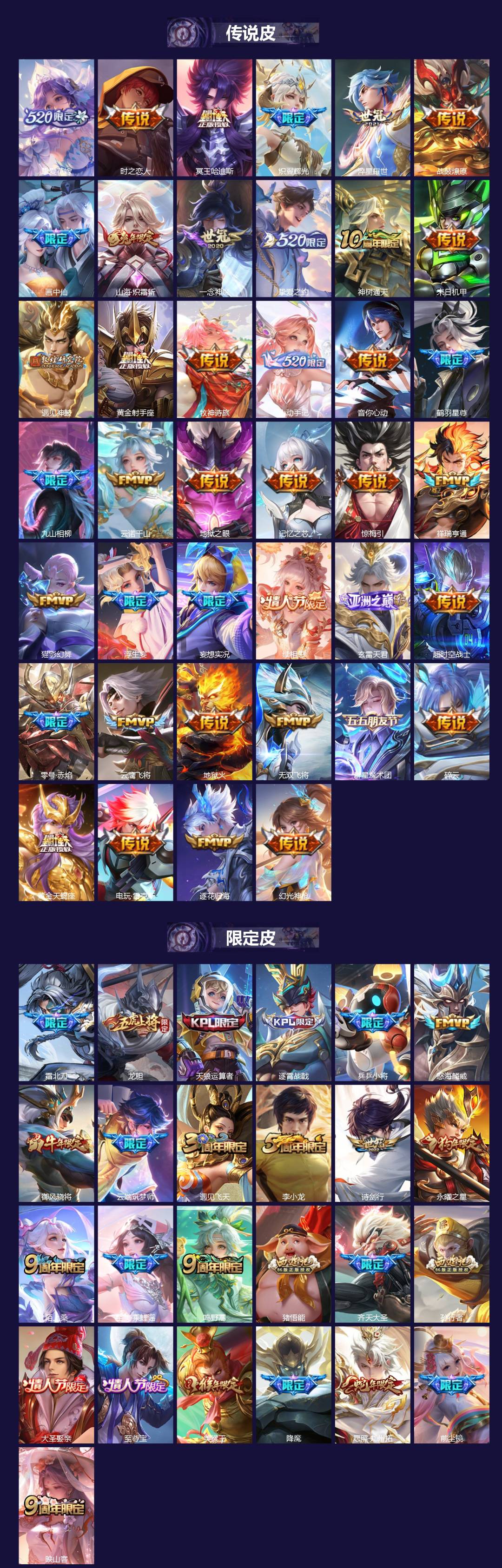 WZQM488080王者荣耀账号详情图3