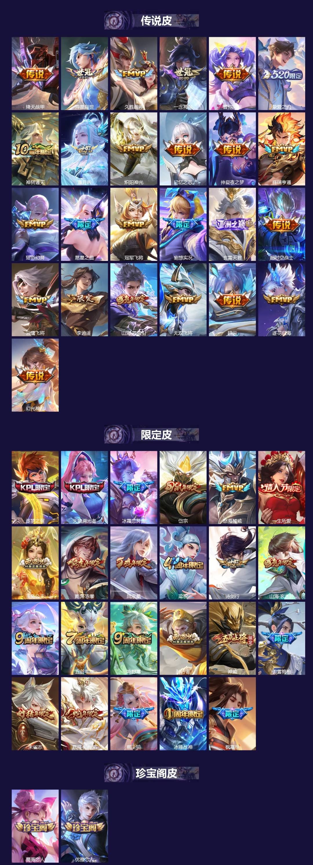 WZQM490292王者荣耀账号详情图3