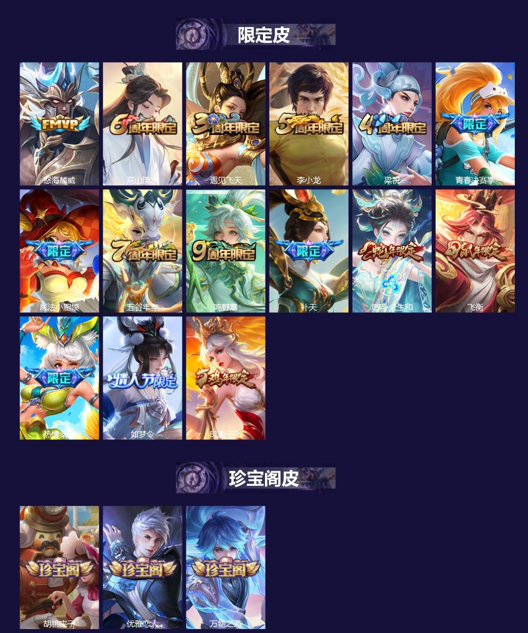 WZQM490416王者荣耀账号详情图3