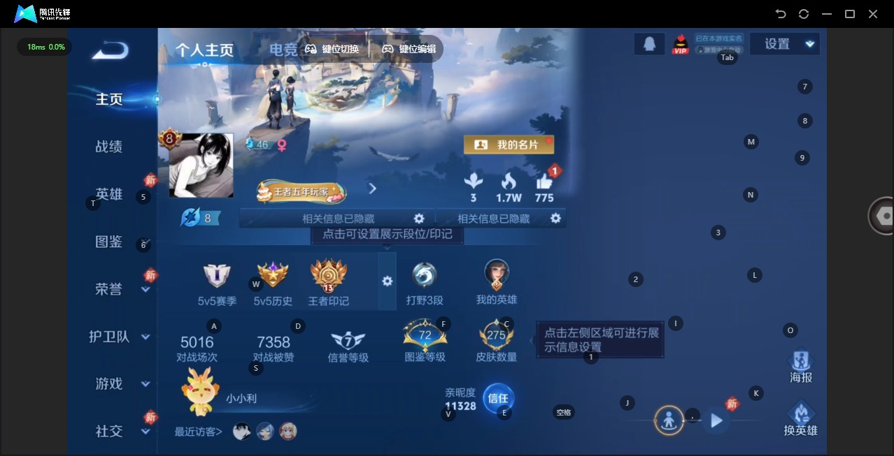 WZQM491151王者荣耀账号详情图5