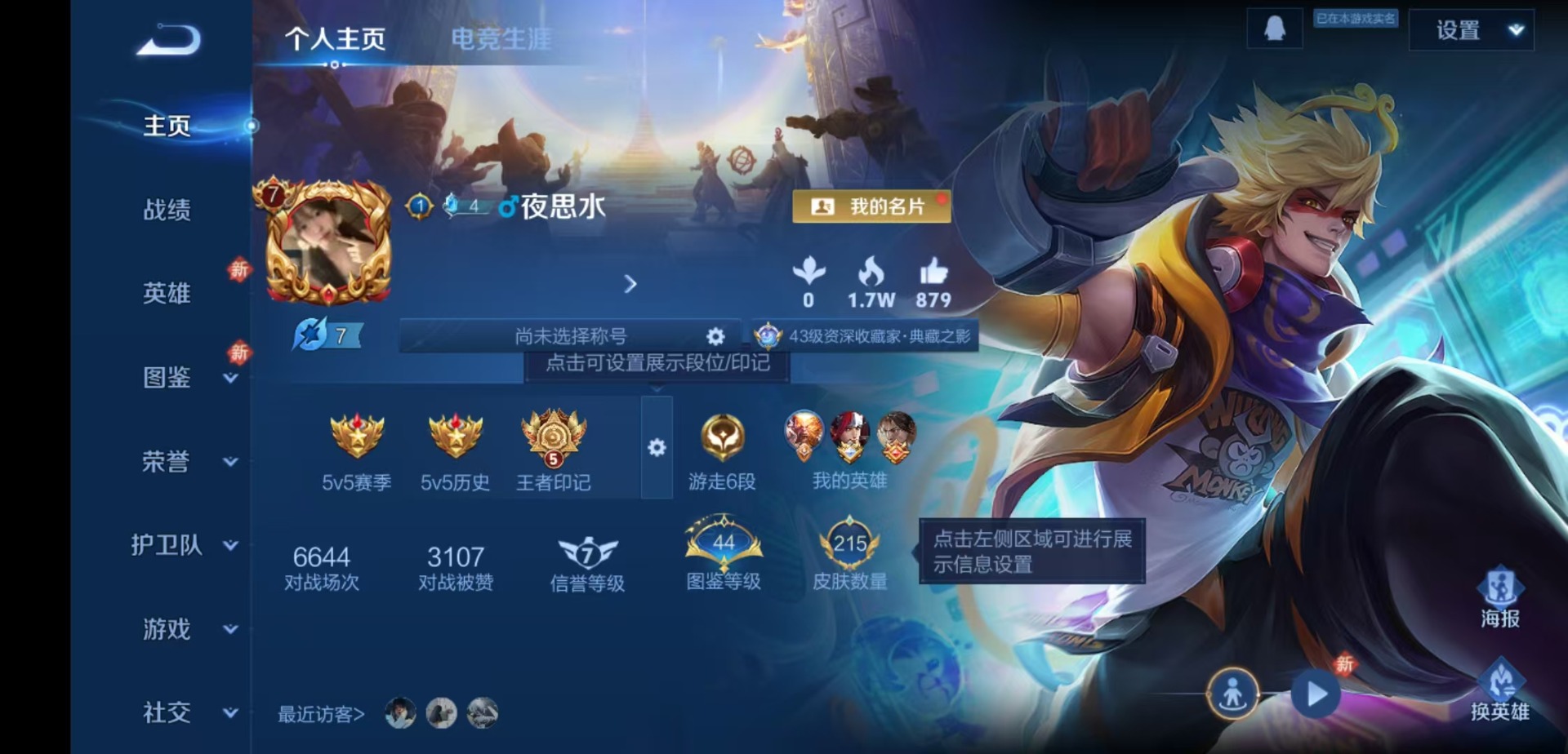 WZQM491802王者荣耀账号详情图4 WZQM491802王者荣耀账号详情图4