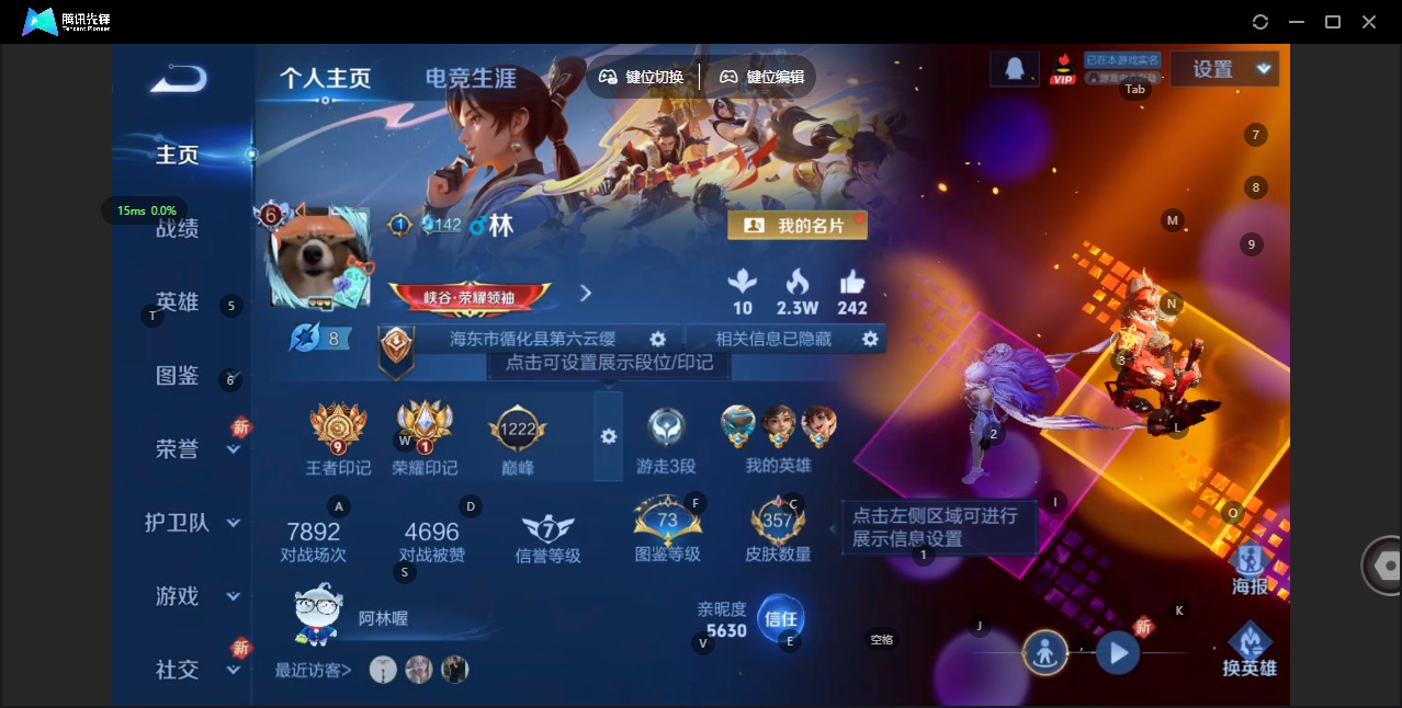 WZCMW4100507王者荣耀账号详情图3 WZCMW4100507王者荣耀账号详情图3