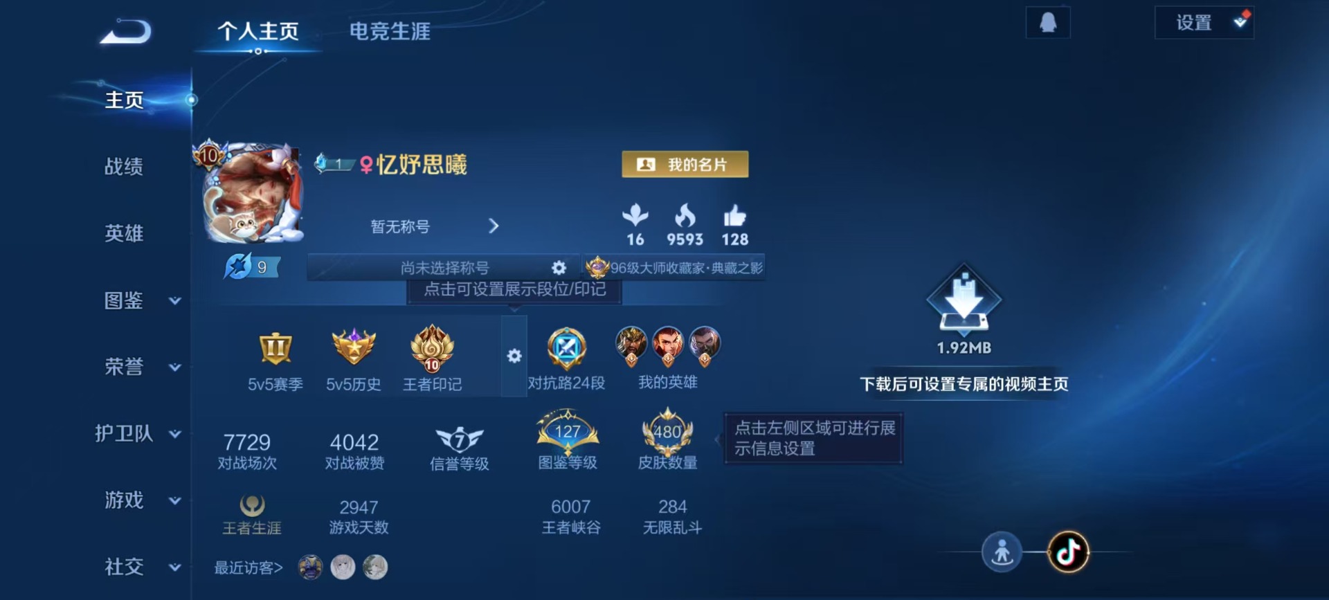 WZQM491873王者荣耀账号详情图15