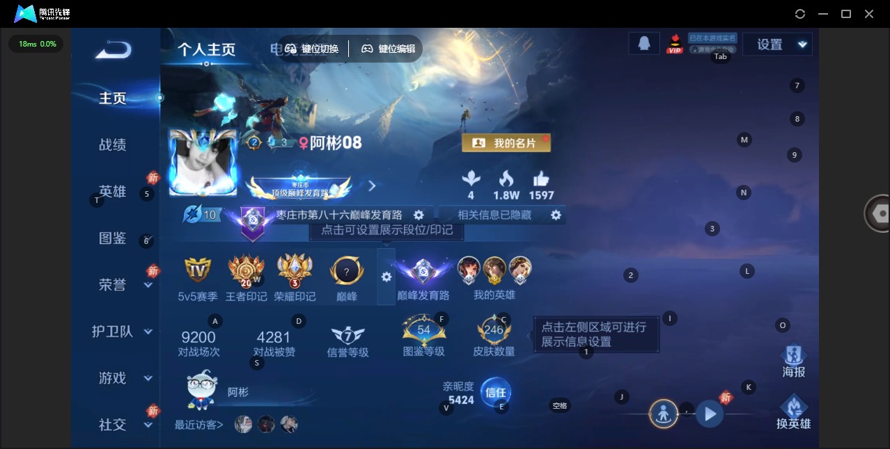 WZQM492923王者荣耀账号详情图5 WZQM492923王者荣耀账号详情图5