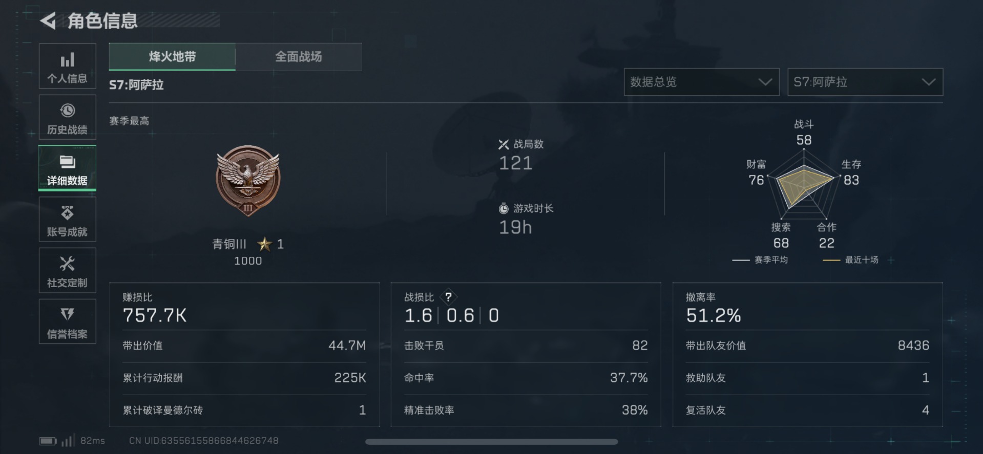 SJZQM425384三角洲行动账号详情图6