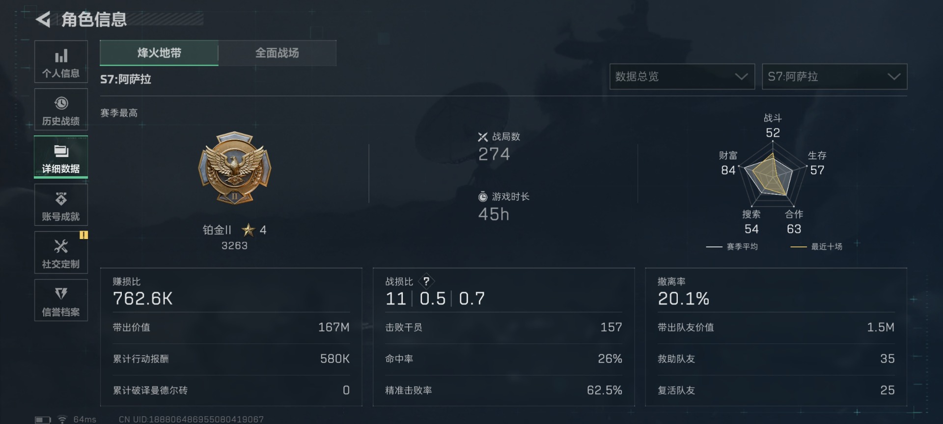 SJZCMW427692三角洲行动账号详情图4