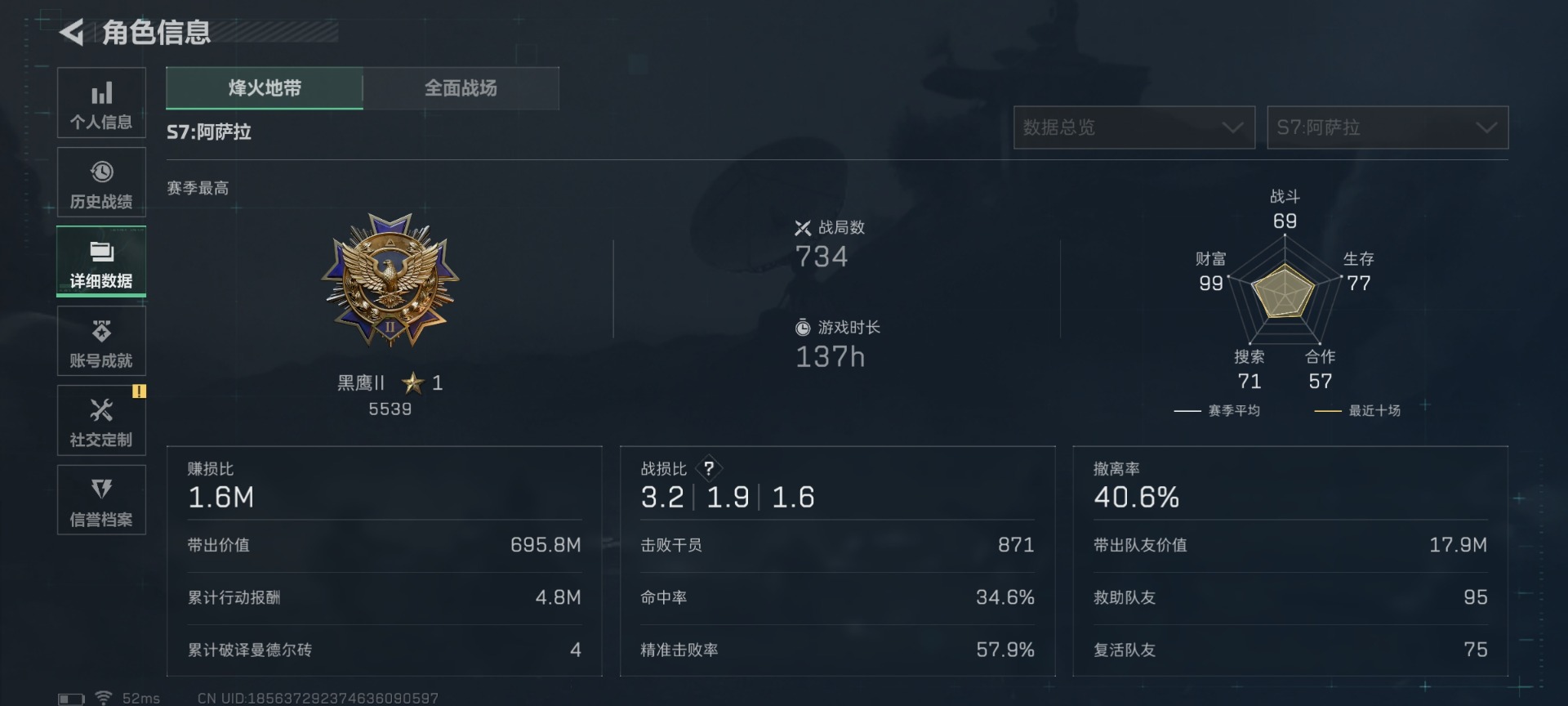 SJZCMW427669三角洲行动账号详情图4