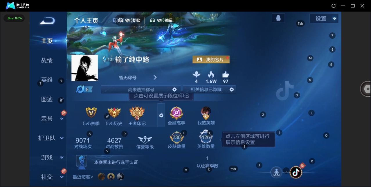 WZQM497261王者荣耀账号详情图5