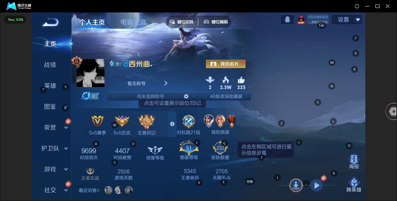 WZQM497555王者荣耀账号详情图4