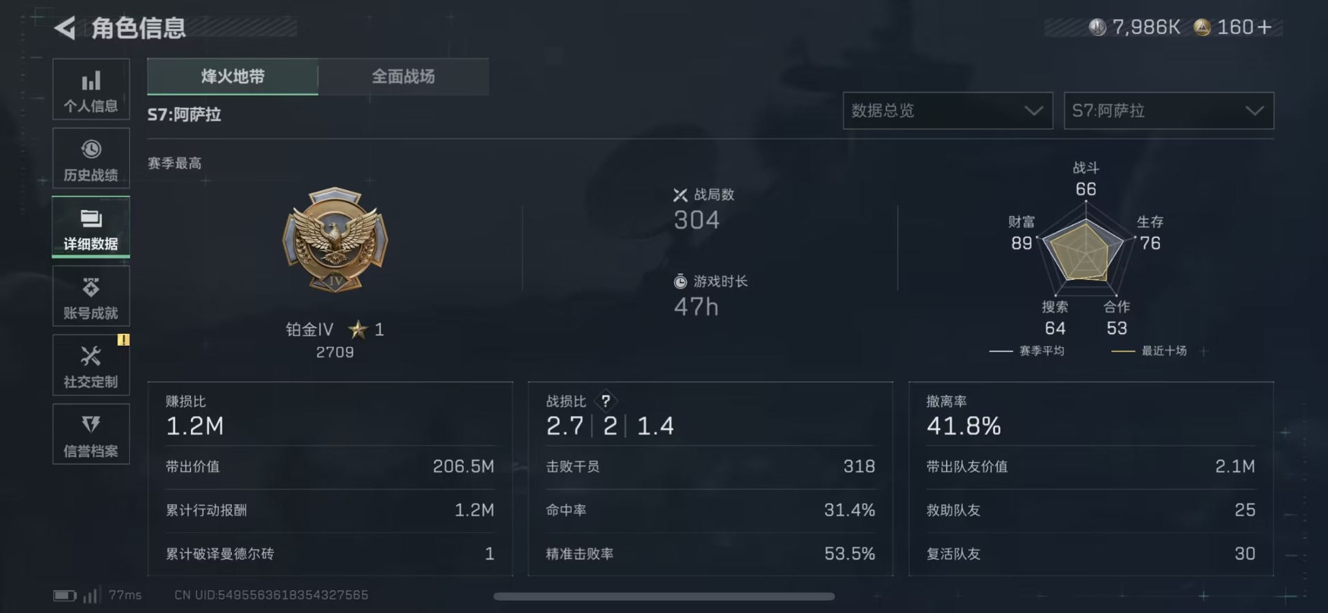 SJZQM426906三角洲行动账号详情图6