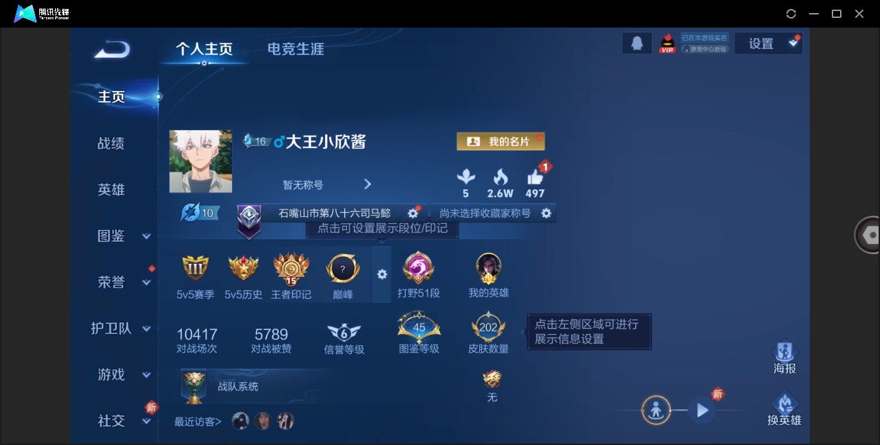 WZQM4100487王者荣耀账号详情图4