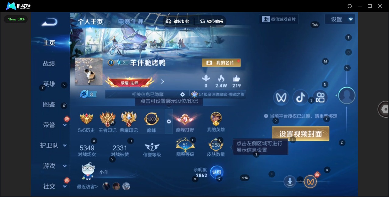 WZQM4101345王者荣耀账号详情图5