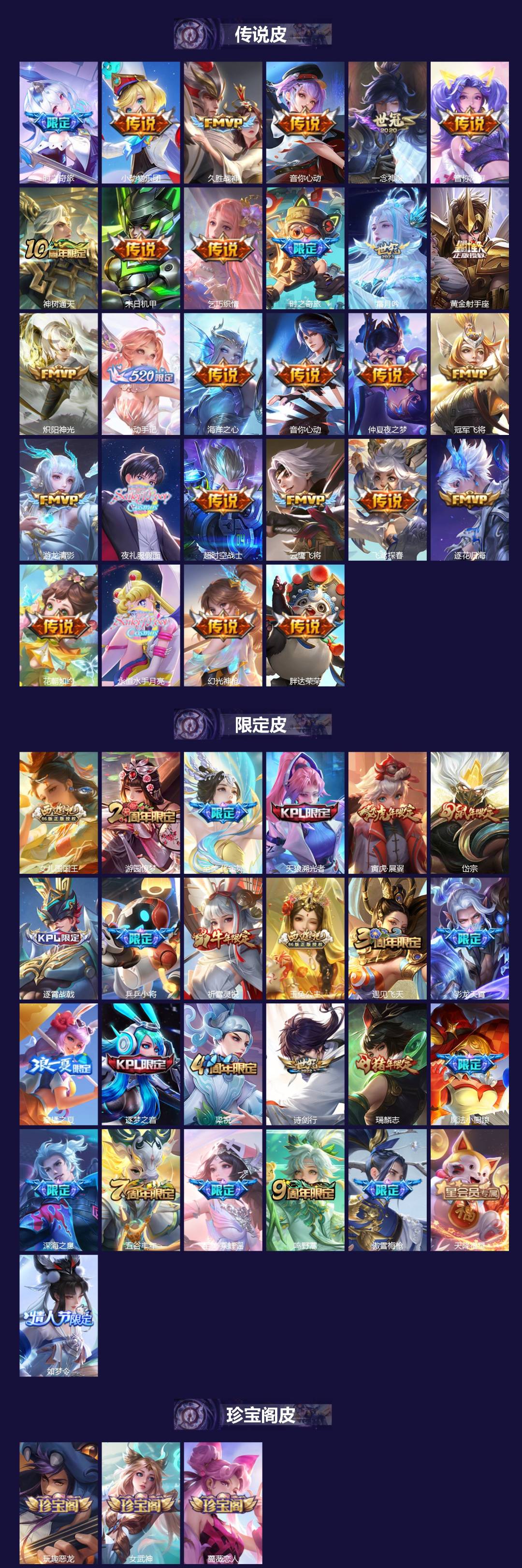 WZQM4103072王者荣耀账号详情图3