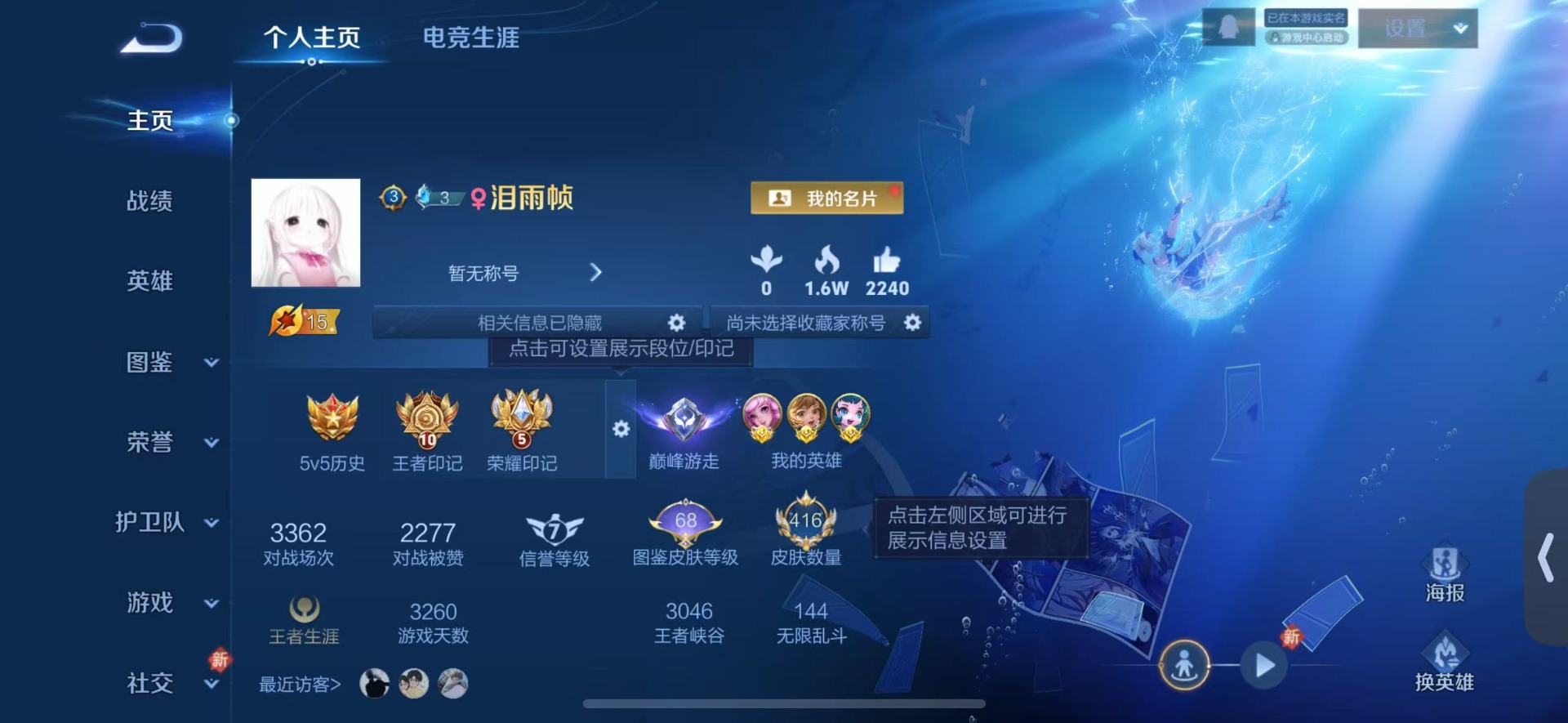 WZQM4103072王者荣耀账号详情图5