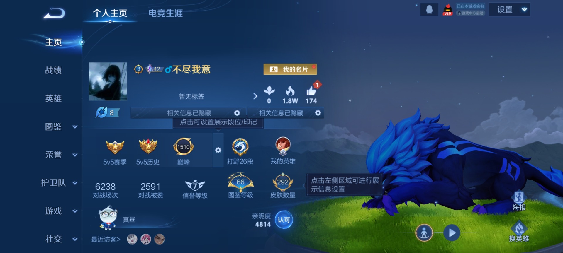 WZQM4103603王者荣耀账号详情图4