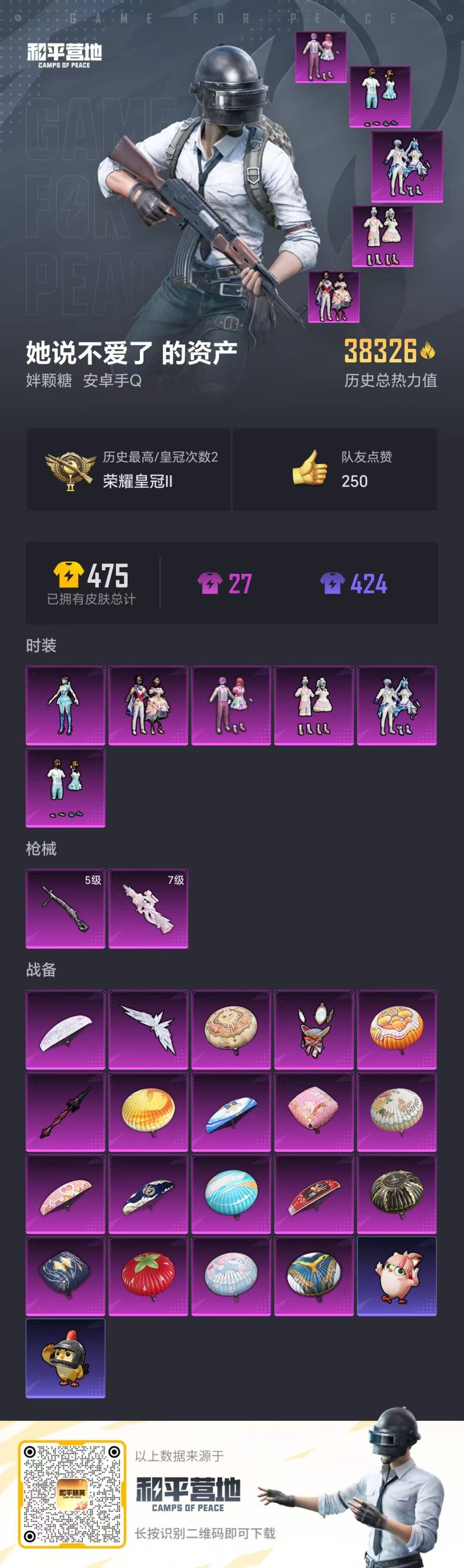 HPQM454602和平精英账号详情图3