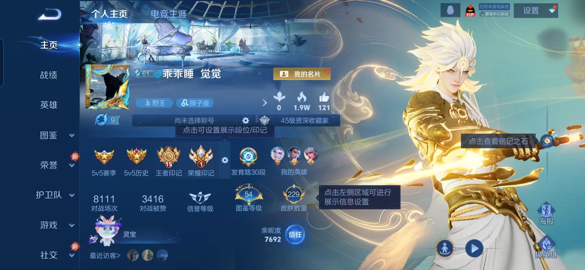 WZCMW4105262王者荣耀账号详情图15