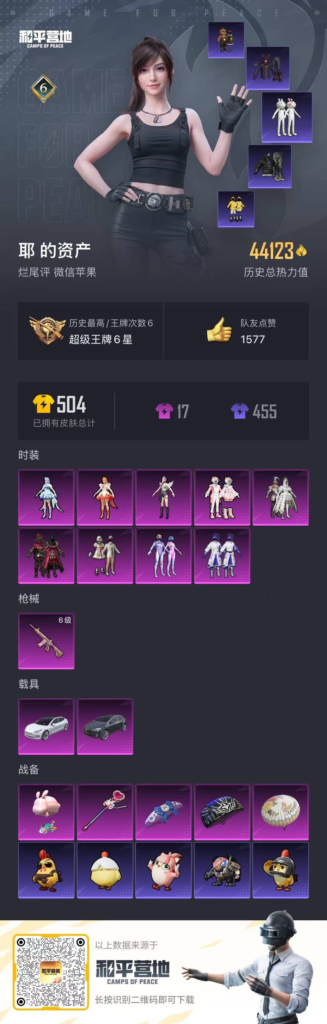 HPQM455659和平精英账号详情图18