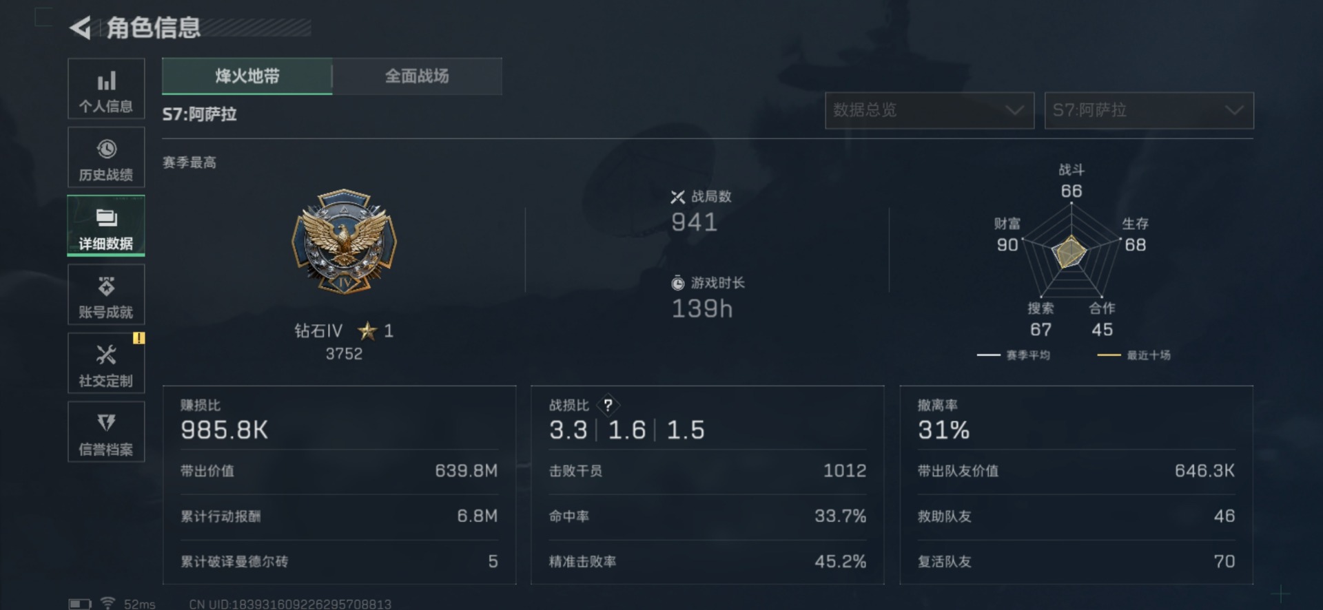 SJZCMW430072三角洲行动账号详情图4