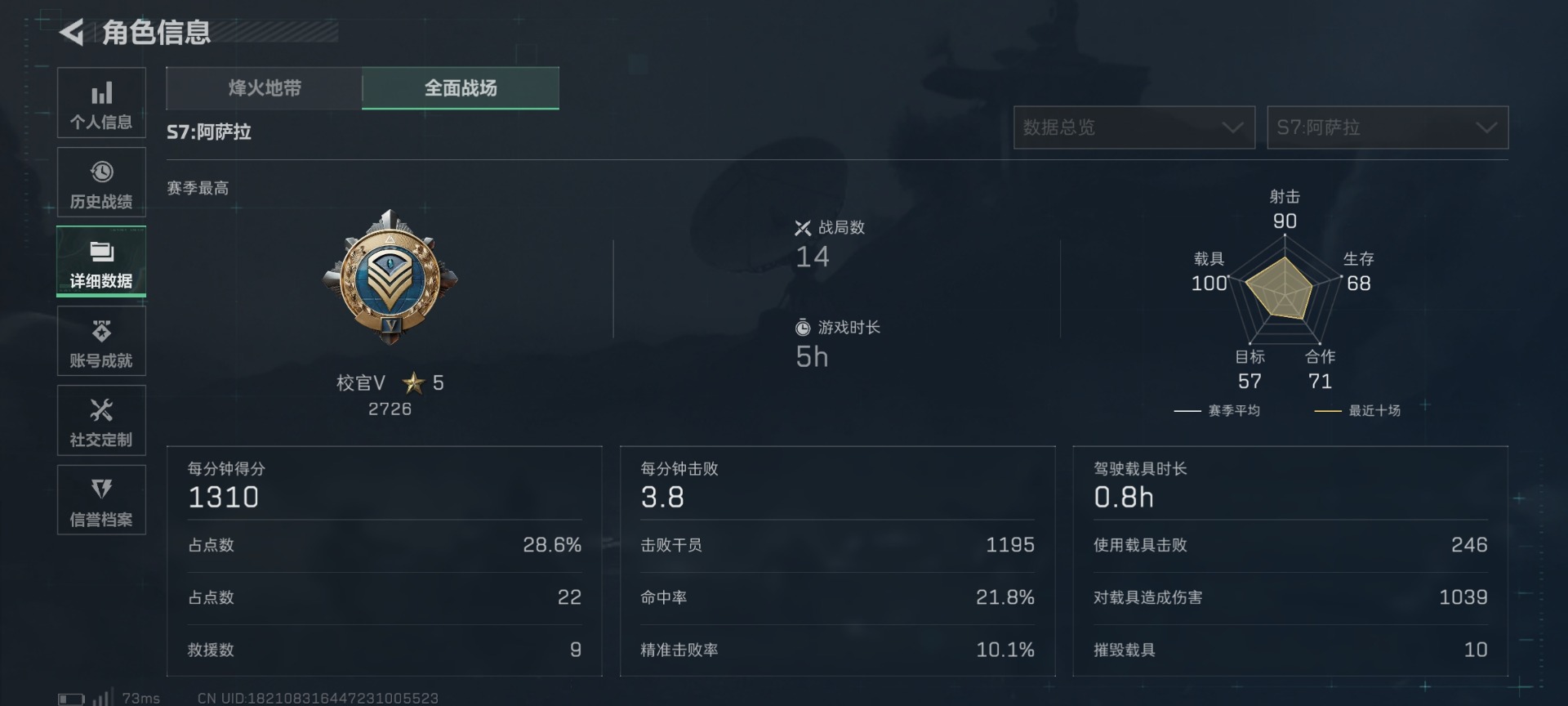 SJZQM430284三角洲行动账号详情图7