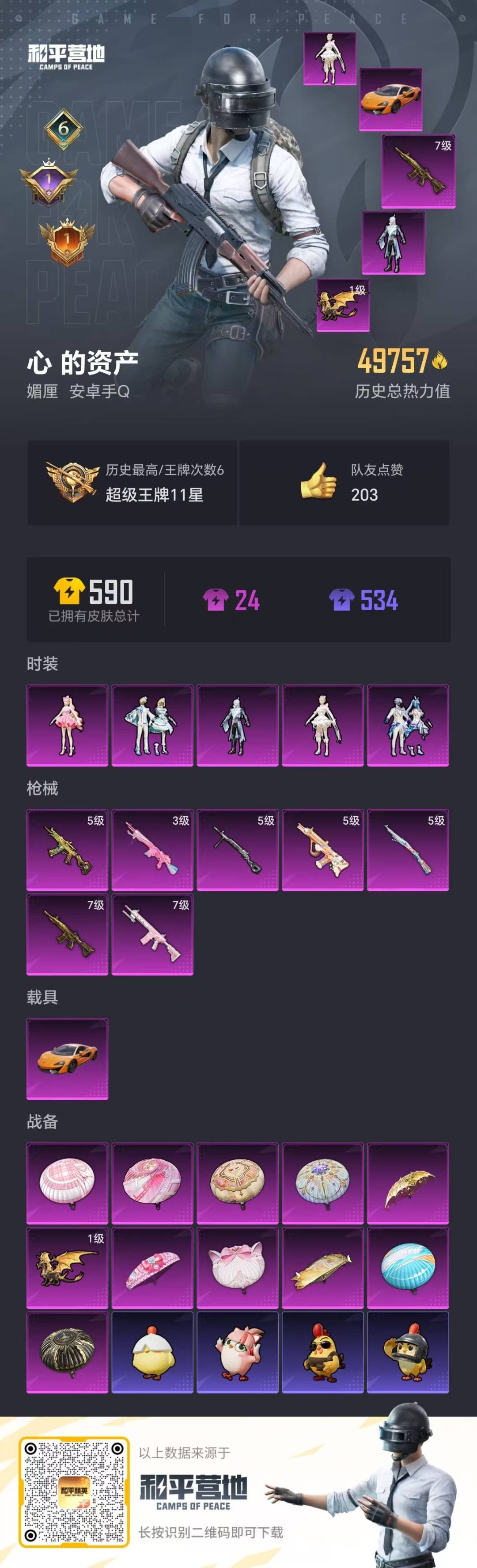 HPCMW456691和平精英账号详情图4