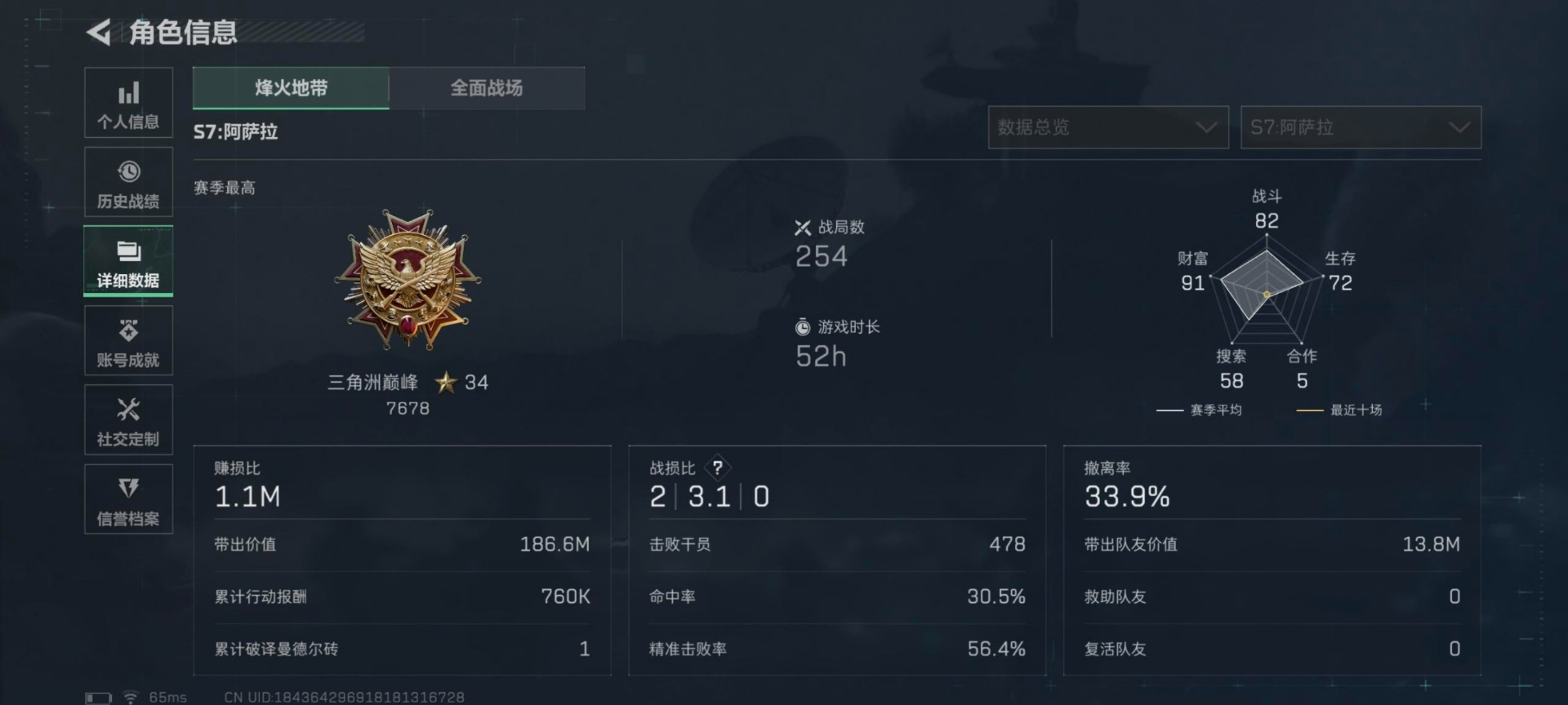 SJZCMW430304三角洲行动账号详情图7 SJZCMW430304三角洲行动账号详情图7