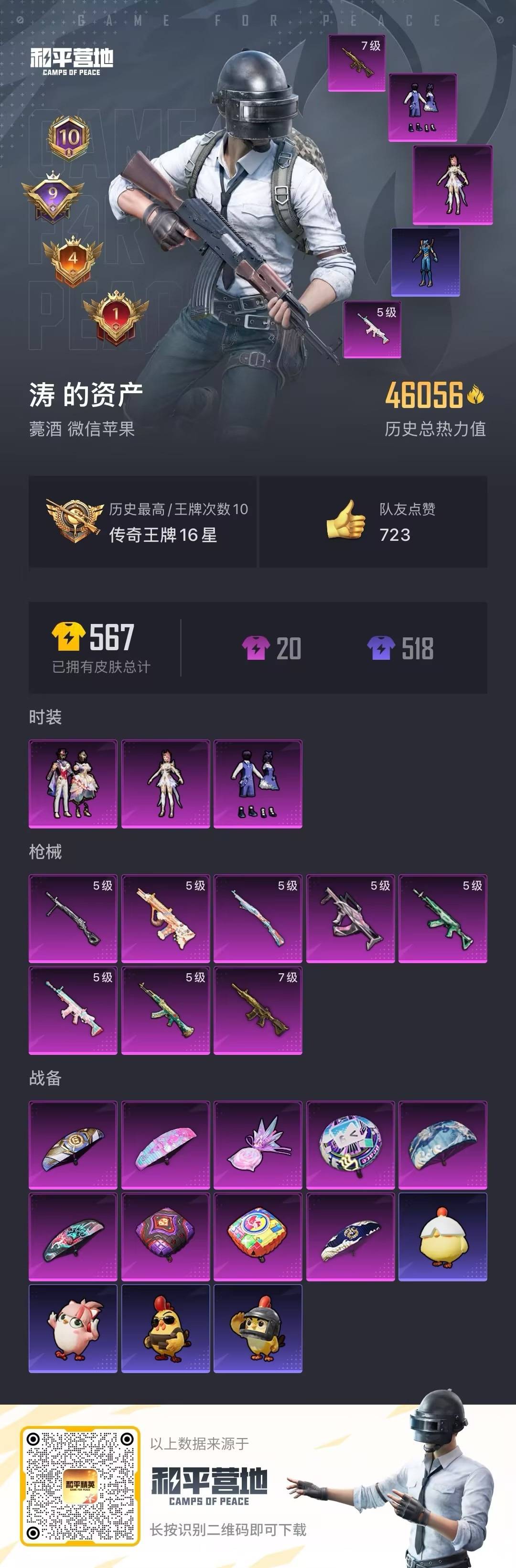 HPCMW456807和平精英账号详情图13