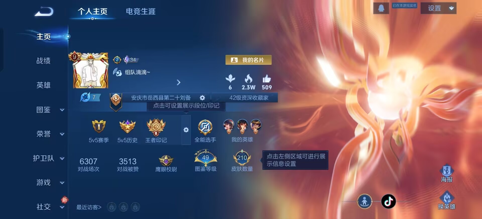 WZQM4107640王者荣耀账号详情图13