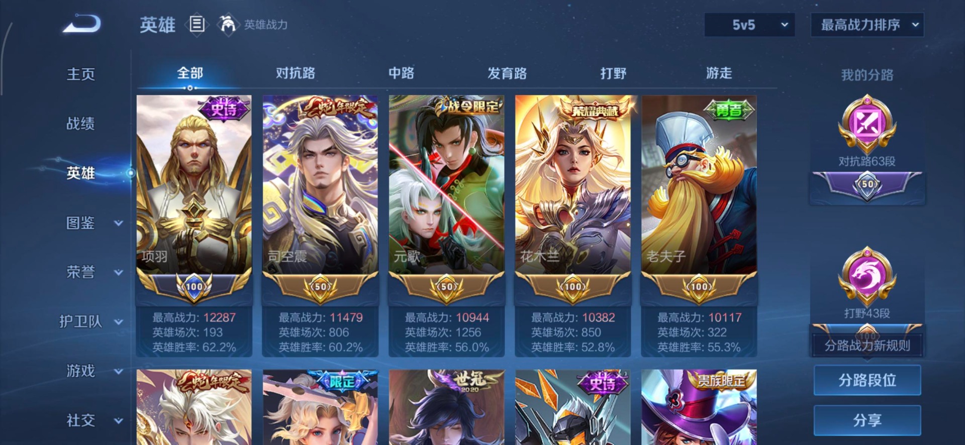 WZCMW4110708王者荣耀账号详情图3