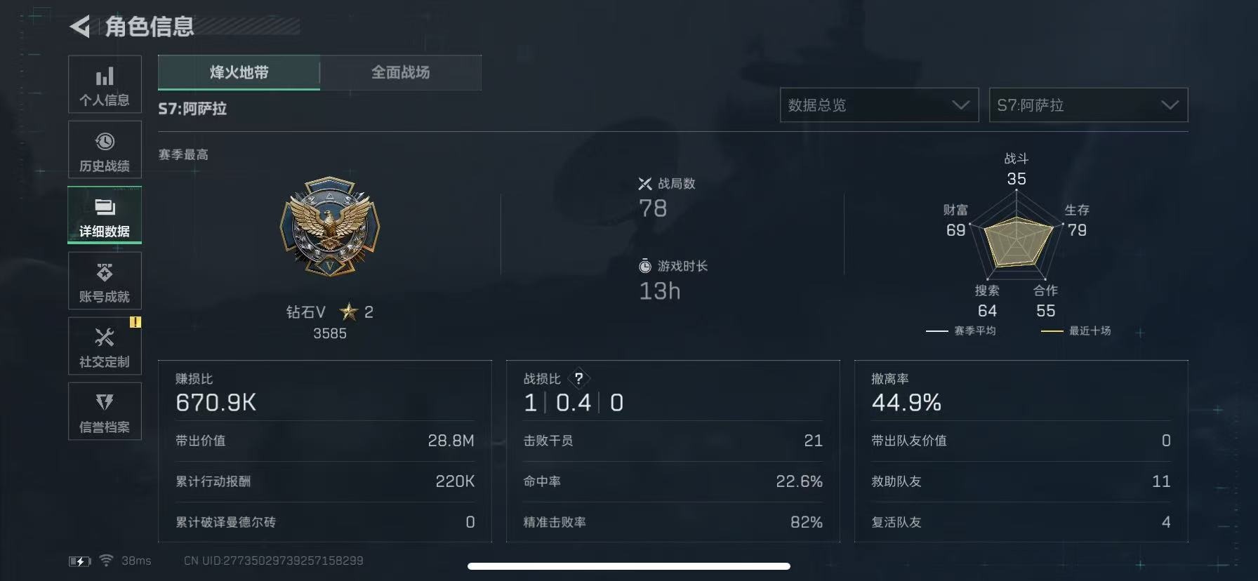 SJZQM431527三角洲行动账号详情图6 SJZQM431527三角洲行动账号详情图6