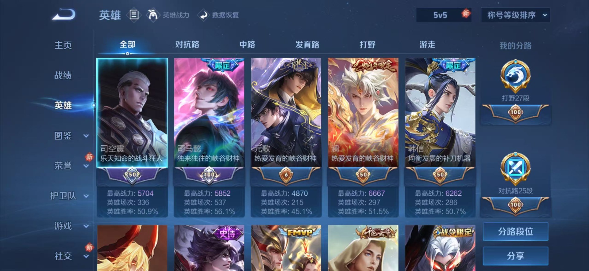 WZCMW4113474王者荣耀账号详情图4