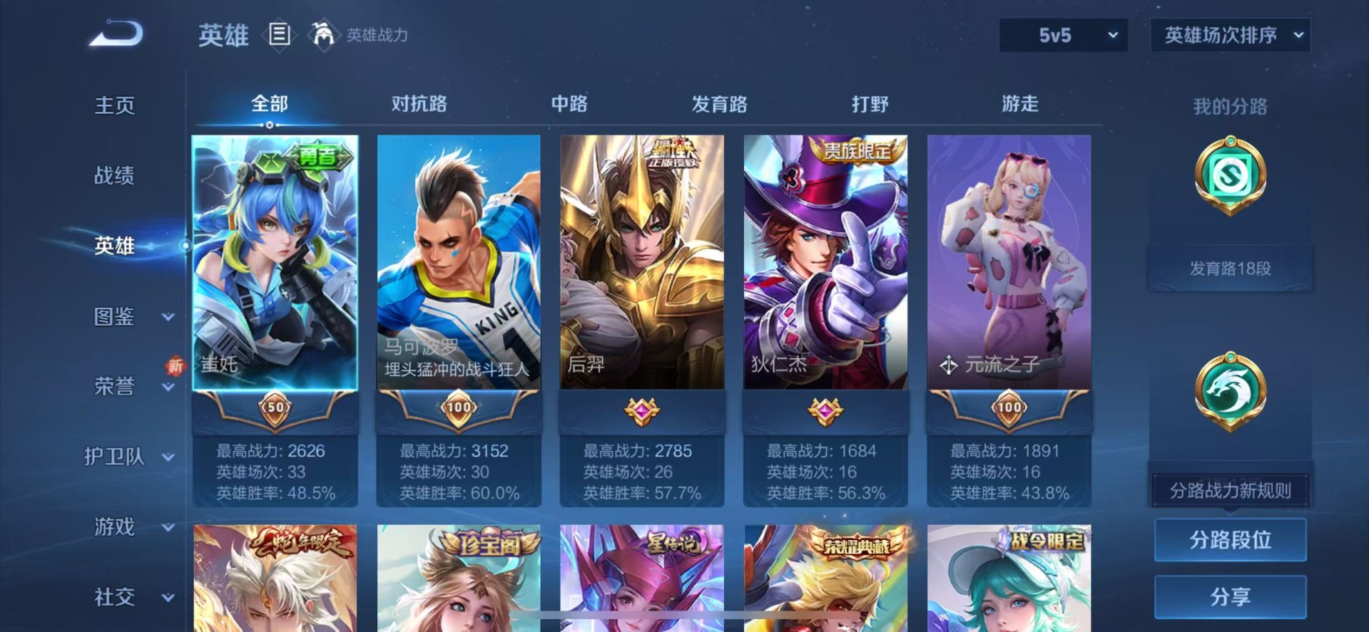 WZCMW4113524王者荣耀账号详情图4