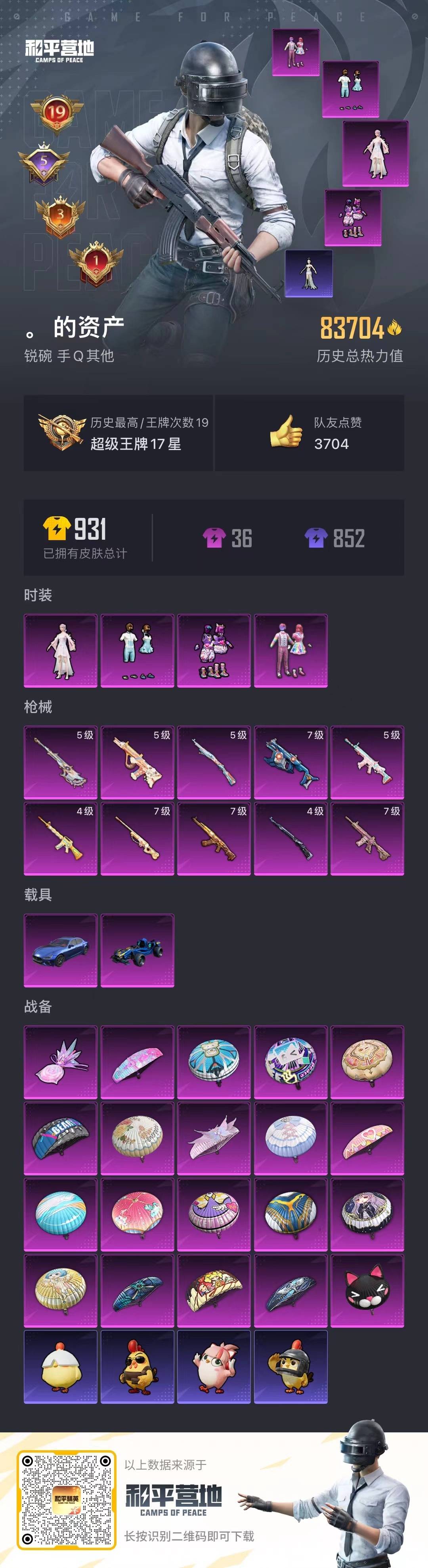 HPQM458962和平精英账号详情图7