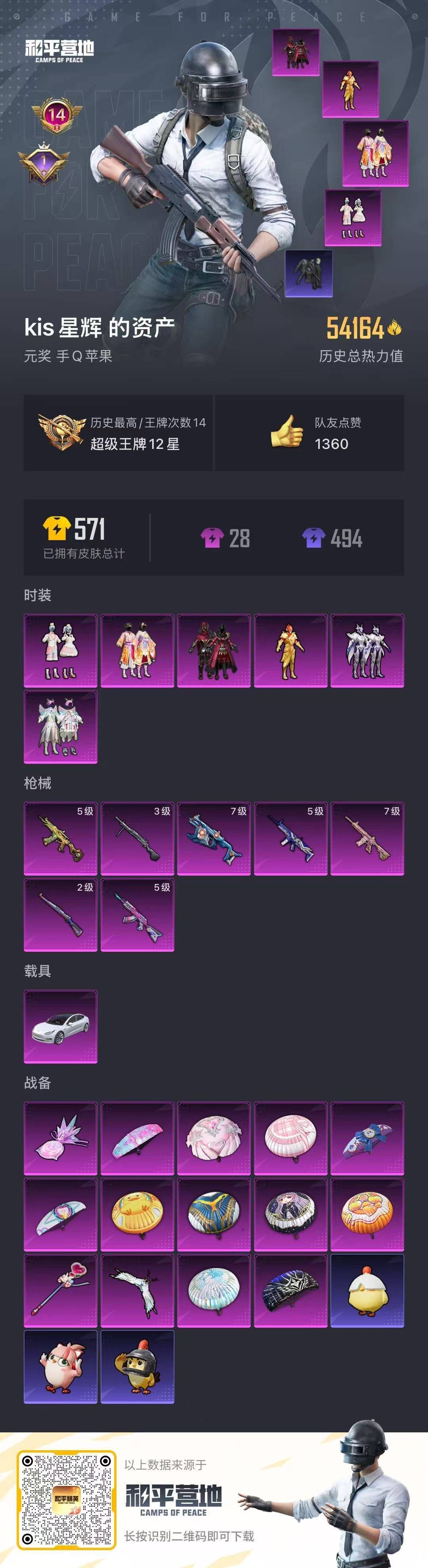 HPQM458989和平精英账号详情图9