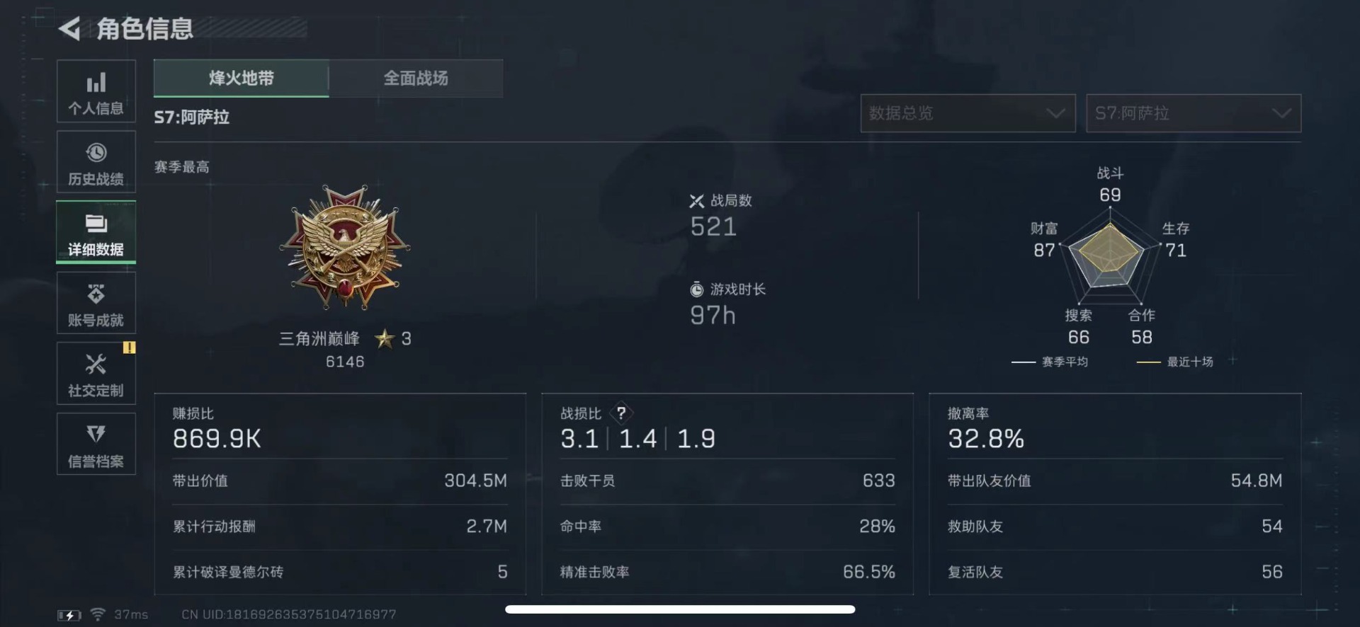 SJZQM431616三角洲行动账号详情图34 SJZQM431616三角洲行动账号详情图34