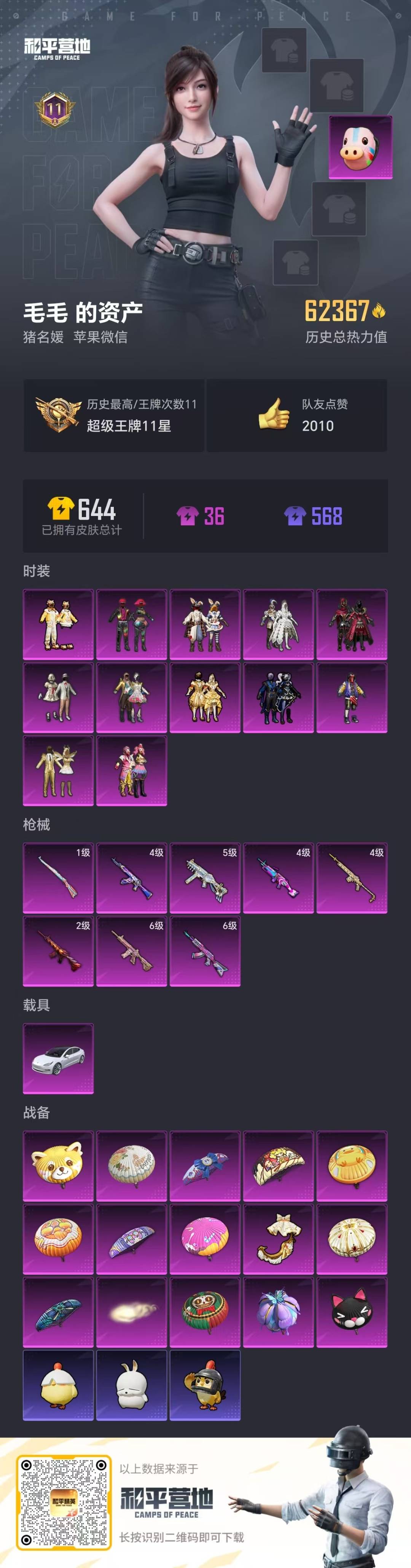 HPQM459239和平精英账号详情图24