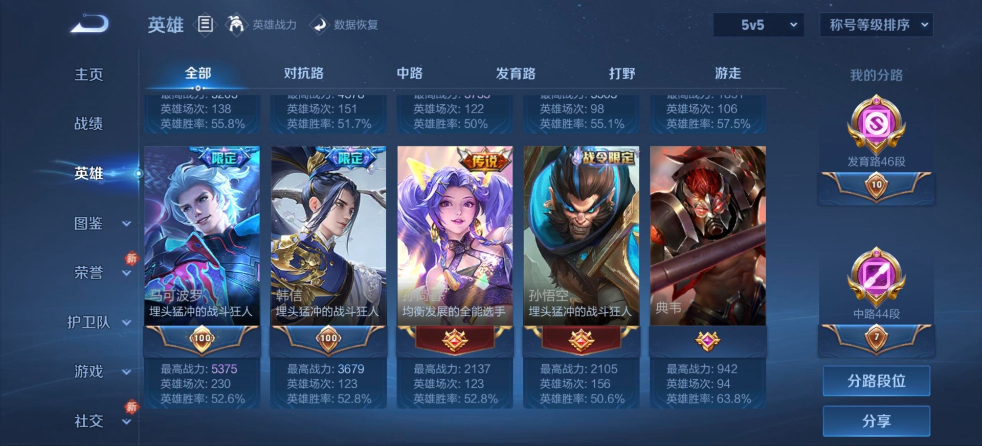 WZQM4111341王者荣耀账号详情图7