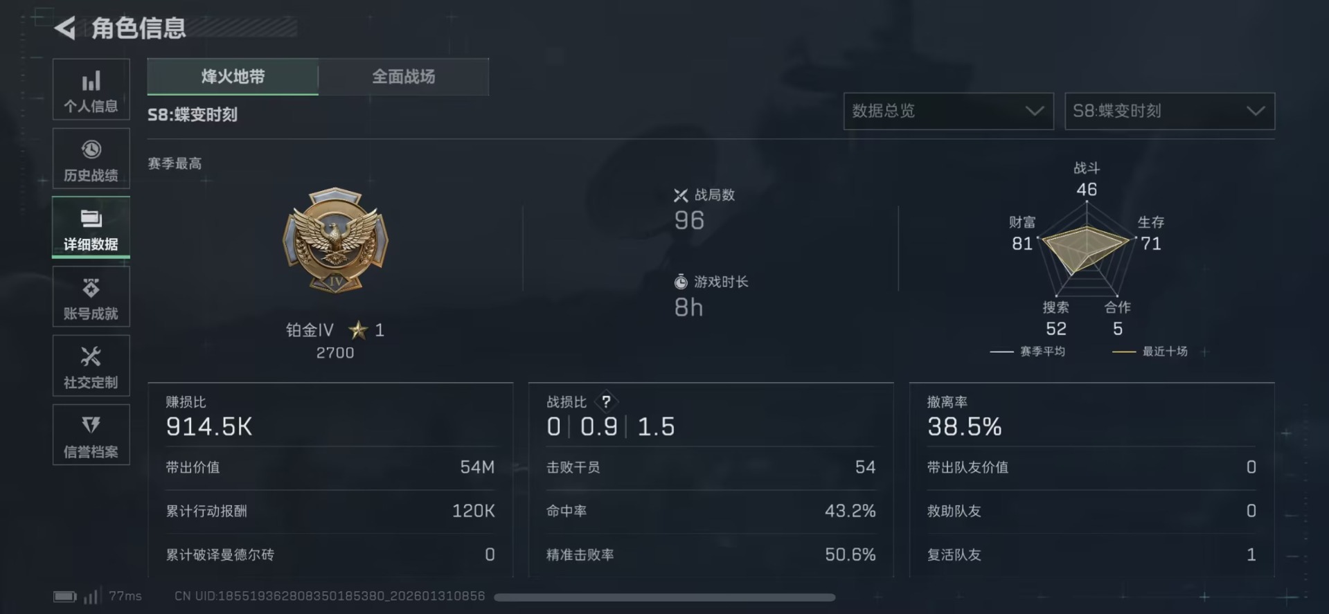 SJZCMW432451三角洲行动账号详情图15