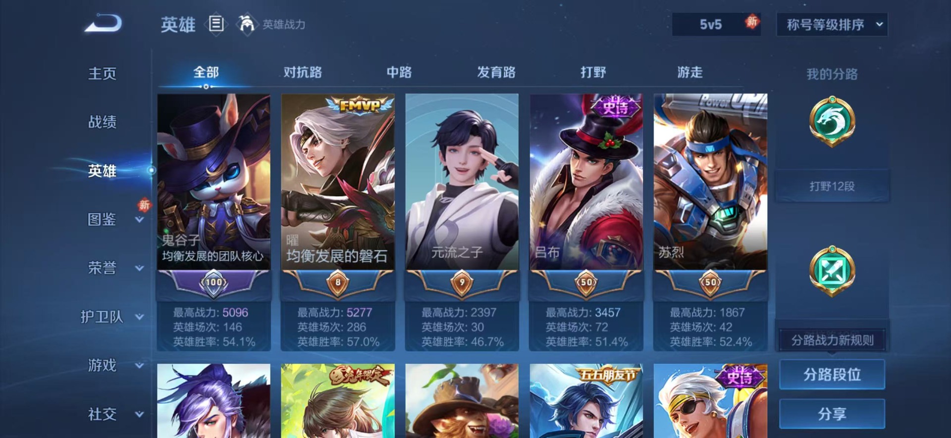 WZQM4115477王者荣耀账号详情图5