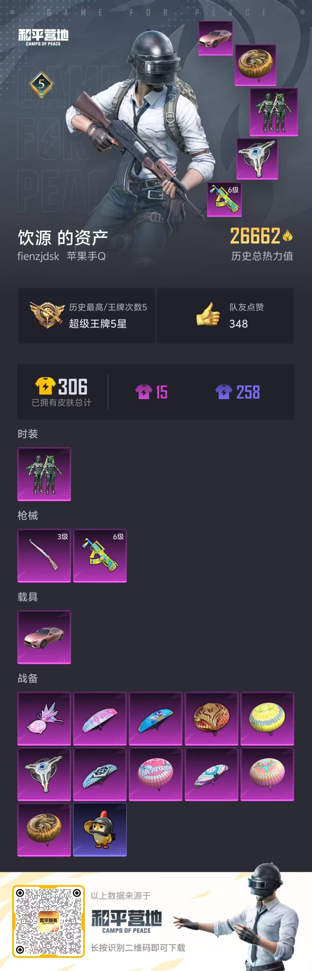 HPCMW464427和平精英账号详情图20