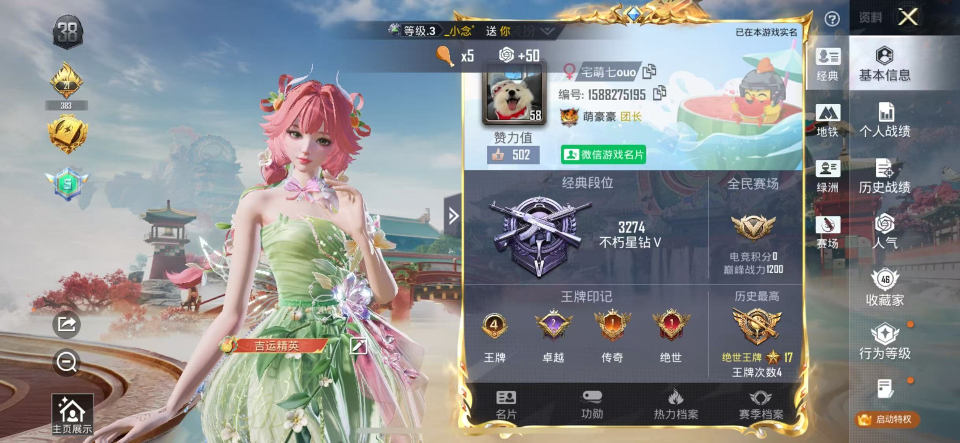 HPQM462733和平精英账号详情图22