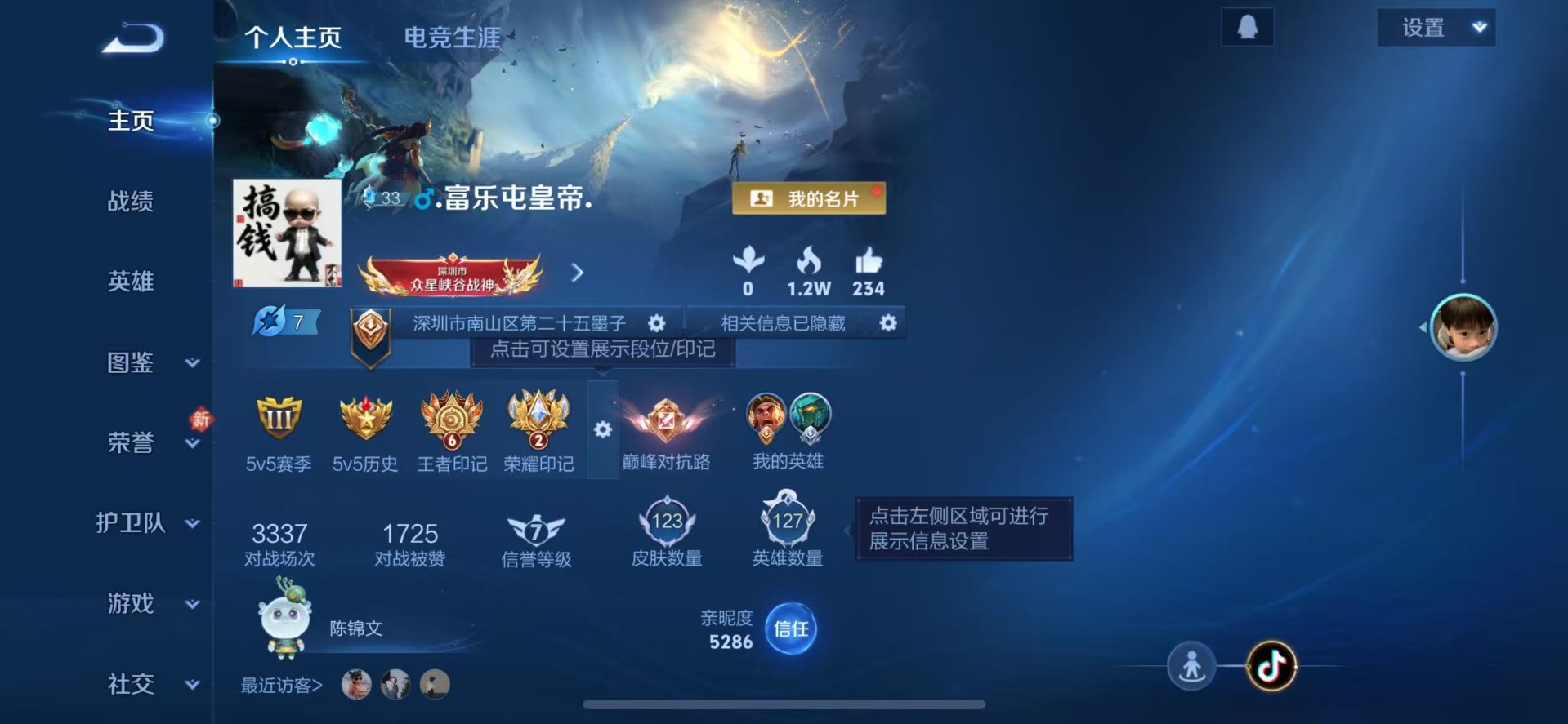 WZCMW4118823王者荣耀账号详情图2