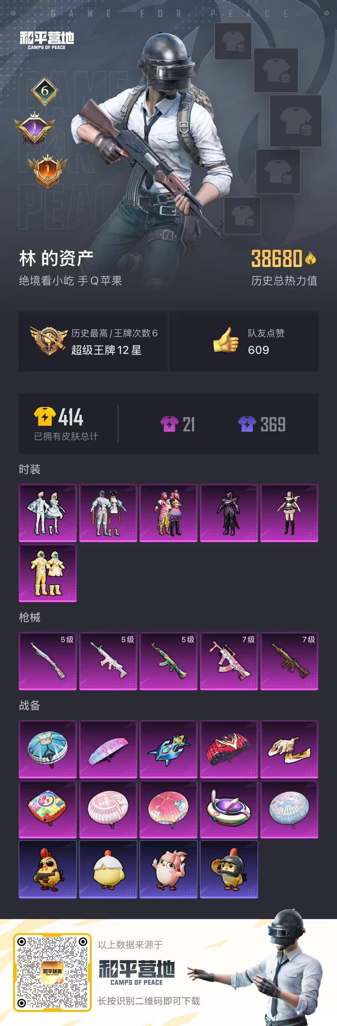 HPCMW464565和平精英账号详情图2