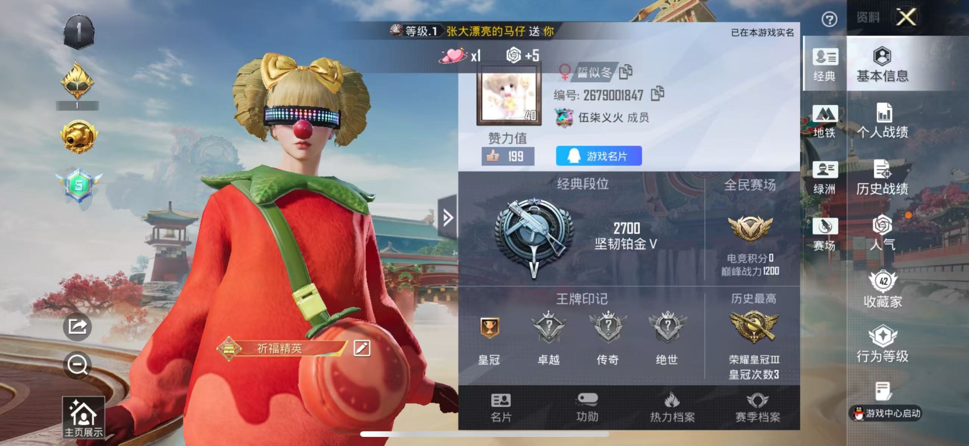 HPQM464187和平精英账号详情图24