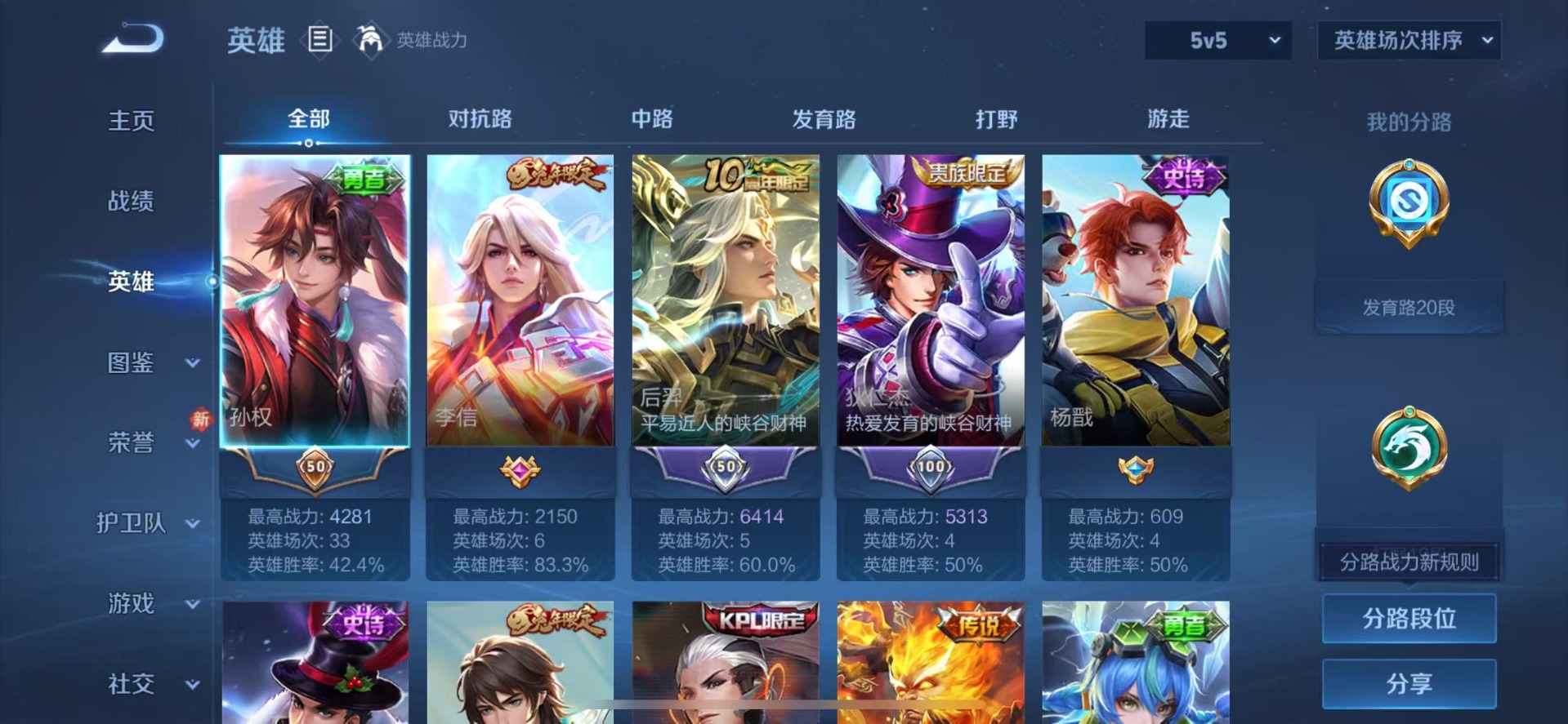 WZCMW4120935王者荣耀账号详情图5