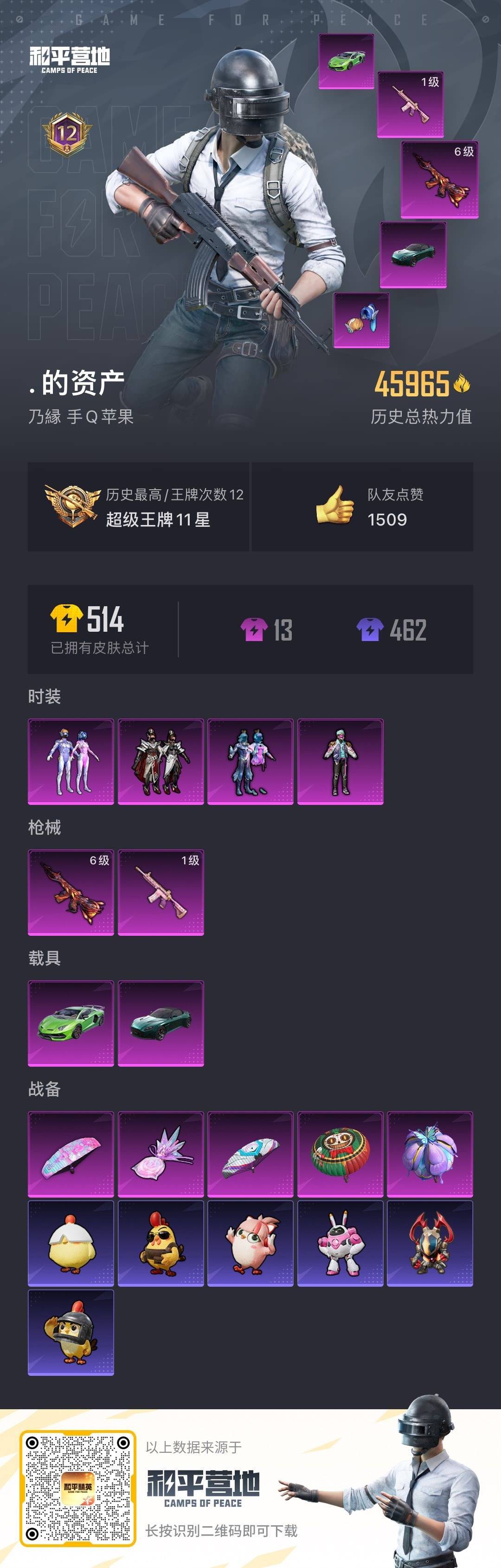 HPQM465501和平精英账号详情图6