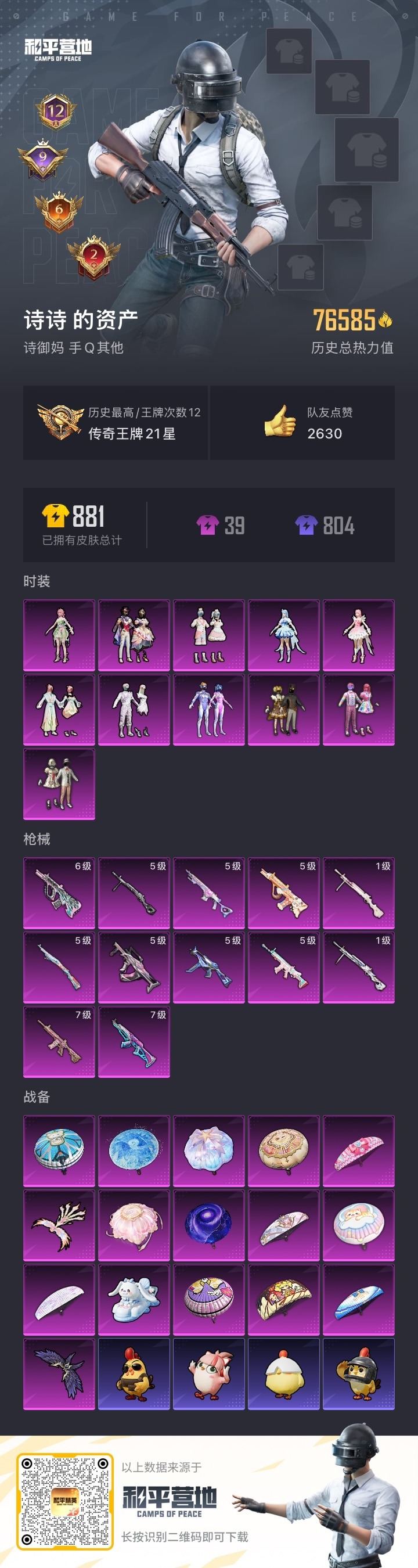 HPCMW466681和平精英账号详情图2